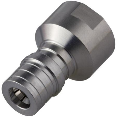 RF PT-4000-141LP INDUSTRIES Unidapt to QMA Male Section, Low PIM Straight Adapter