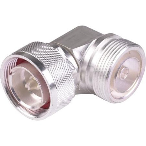 RF RFD-1652-2 INDUSTRIES 7/16 DIN Male to 7/16 DIN Female Right Angle Adapter.Silver Plating, Non-Magnetic.Vswr: 1.10:1 Up to 5,500 Mhz.Low Pim