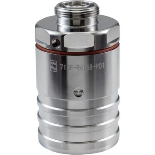 RFS 16922335 DIN Female Connector for 1-5/8" Radiating Rlf, RLK and RAY Series RADIAFLEX Cable.Tri Metal Body and Silver Pin
