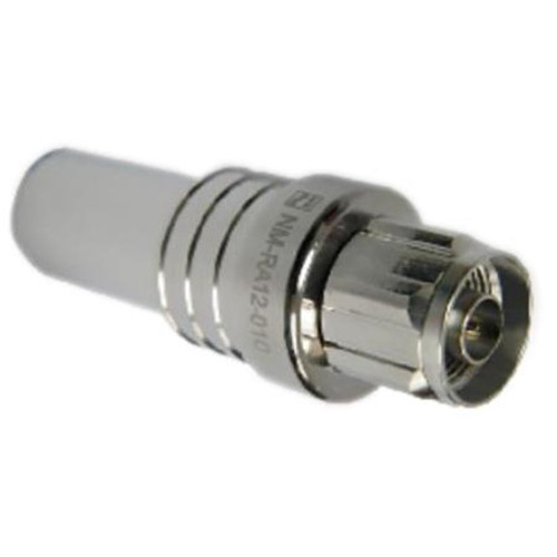 RFS NM-RA12-011 N Male Connector for 1/2" Radiating RLF and RLK12-50A-Series RADIAFLEX Cable.Brass / Trimetal Body.Silver Inner Contact
