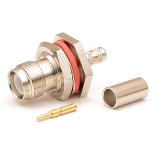 VENTEV CON-03-195 RPTNC Bulkhead Female Connector for 195 Cable.Includes Male Center Pin