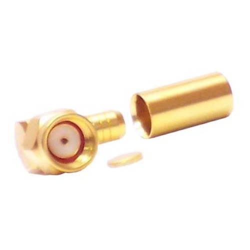 VENTEV CON-19-195-RA Right Angle RPSMA Female Connector for 195 Cable.Includes Soldered, Male Center Pin