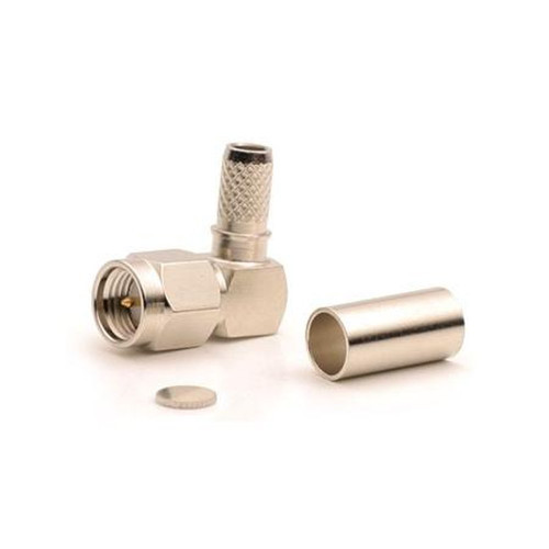 VENTEV CON-18-195-RA Right Angle SMA Male Connector for 195 Cable.Soldered Center Pin
