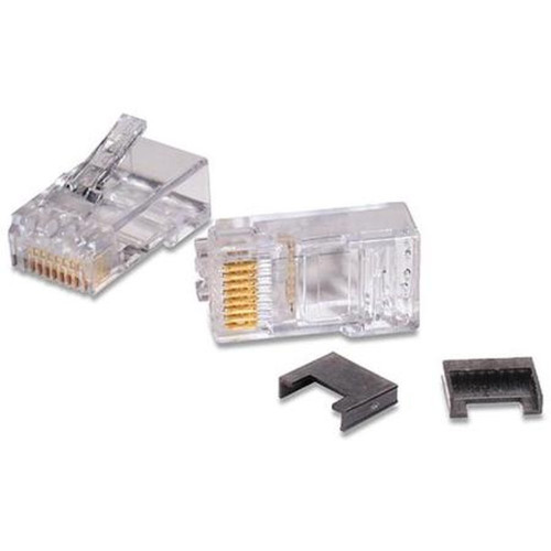 COMMSCOPE 6-569550-3 Modular Plug Kit, Category 5e 8P/8C, Shielded, 4.8 ‚  5.6 Mm Max Cable Jack Od, 8-position, 100/BAG