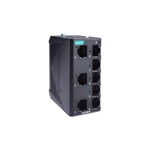 MOXA EDS-2008-EL 8-port Entry-Level Unmanaged Ethernet Switches with Metal Housing