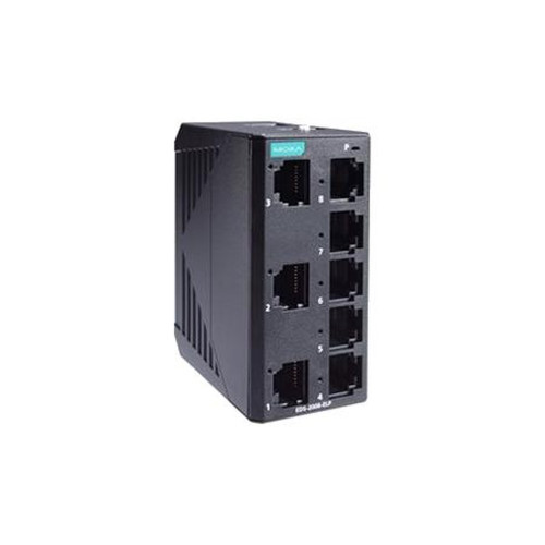 Moxa EDS-2008-ELP 8-Port Entry-Level Unmanaged Switch 8 Fast TP Ports, -10 to 60DegC