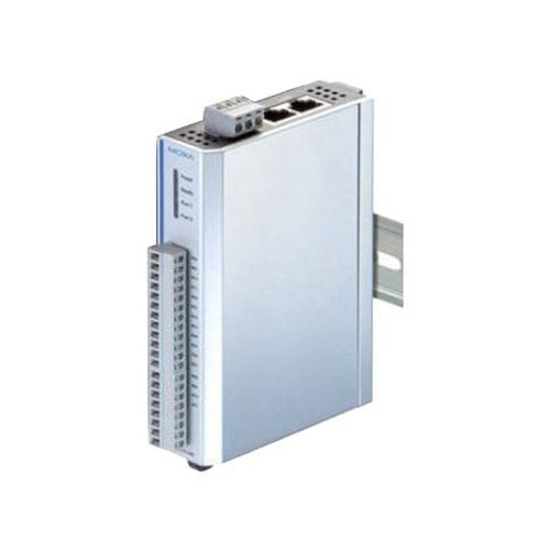 MOXA IOLOGIK E1214 Ethernet Remote I/o with 2-port Ethernet Switch, 6 Dis, 6 Relay, Standard Operating Temperature