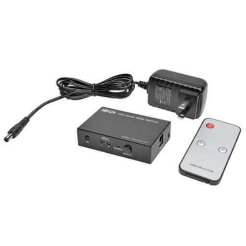 2-Port B119-002-UHD HDMI Switch for Video and Audio, 4Kx2K UHD