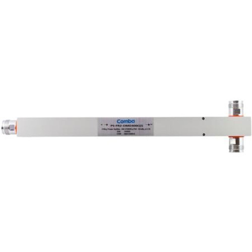 COMBA PS-FR2-OMD300C(I) 340-2700 Mhz 2-Way Power Splitter.300 Watt.IP-66 Rated for Outoor Use.-161dBc PIM Rated.4.3-10 Female Terminations