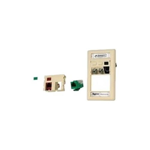 COMMSCOPE 1116407-1 Flat Blank Module for SL Series Faceplate Uses 1.5U Almond