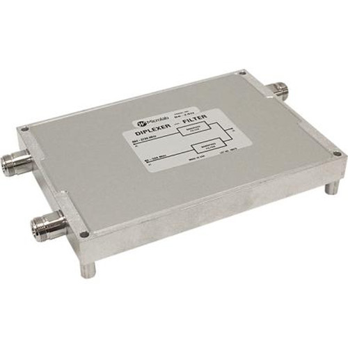 Microlab/fxr BK-24N Diplexer Filter That Integrates Wireless Bands 80-520 & 694-2700MHz Wireless Bands Minimal Insertion Loss.N Female Terminations
