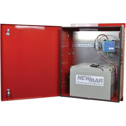 NEWMAR PE-24-240W-100AH NFPA Compliant Public Safety DAS Battery Backup 24V 240W 100 Ah Max Load 24 Hour Backup.Not UL Listed