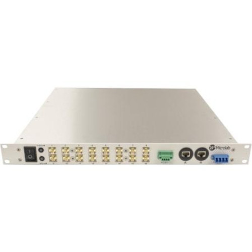 MICROLAB GPSR116 GPS Repeater Indoor Head End.16 Outputs, 1 RU Rack-Mounted Controller.Option to Support Additional RF Outputs