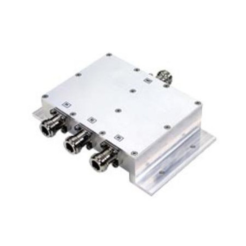Tx/rx 80-05-14 VHF-1.3 Ghz Multiband Coupler.Port 1: 30-180, Port 2: 330-520 & Port 3: 746-1300 Mhz.30 Watts.40db Isolation.N Female Term.IP-67