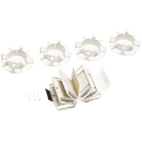 COMMSCOPE KIT-SW-96-SFS-4FD Splice Wallet Kit, 96 Single Fusion Splices (1x6x16), 4U Shelf, 4 Fiber Drums