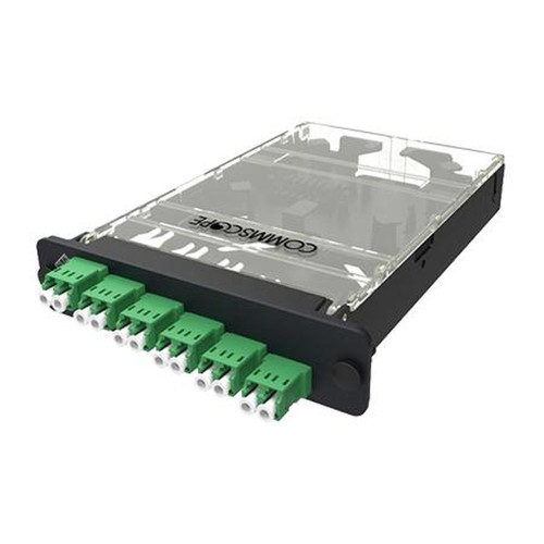 COMMSCOPE 760222596 Teraspeed Splicing Cassette with Pigtails, 12LC Apc, 900?m, Green Adapter