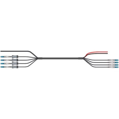 Commscope HFT206-4SBVSJ-20 HELIAX HYBRID Jumper, 4-SM, 2x6AWG 20FT