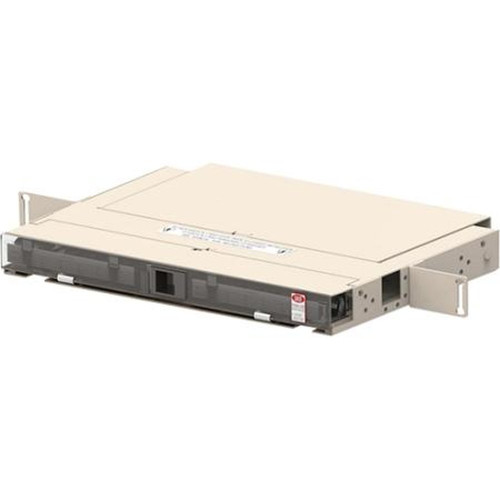 COMMSCOPE FPX-1FRA08-480 FPX Fiber Termination Panel, 48 Lc/upc, Singlemode, 1RU, 19 In, Putty White
