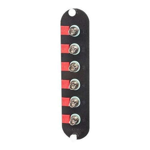 CORNING CCH-CP06-H3 Closet Connector Housing (cch) Panel, ST Compatible Adapters, Simplex, 6 Fiber, 50 Mum Multimode