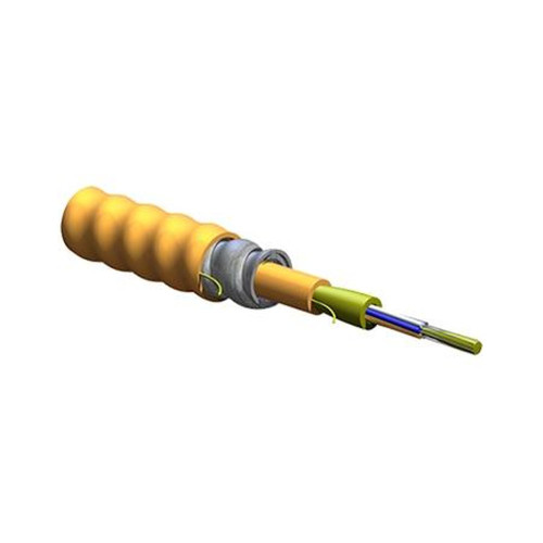 CORNING 006K81-31130-A1 MIC Tight-Buffered, Interlocking Armored Cable, Riser, 6 Fiber, 62.5 Mum Multimode