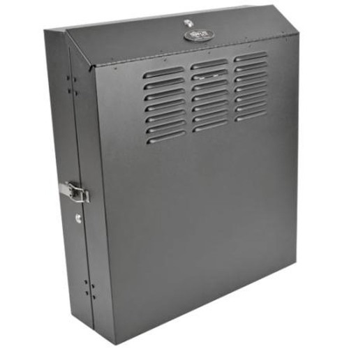 TRIPP SRWF4U LITE 4U Low-Profile Vertical-Mount Wall-Mount Rack Enclosure Cabinet, 29H X 26W X 8D
