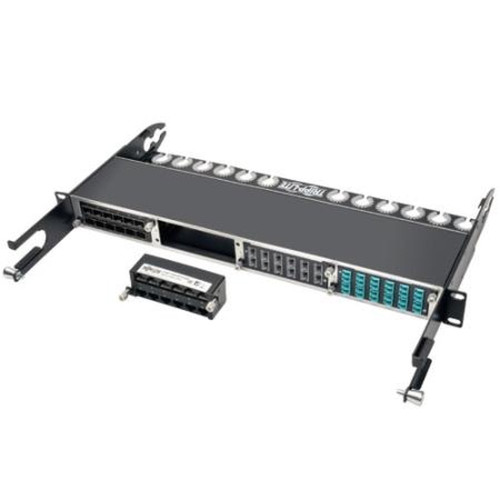 Cat5e/6 N484-12RJ Pass-Through Cassette - (x12) RJ45