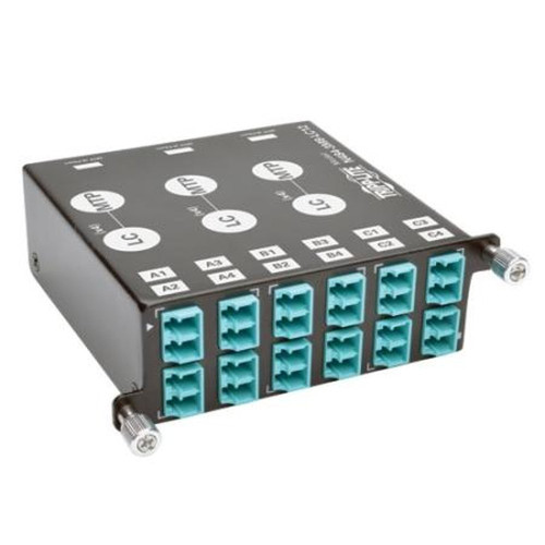 40-10GB N484-3M8-LC12 Brkout Cassette 3x8F OM4 MTP/MPO-12xLC DX