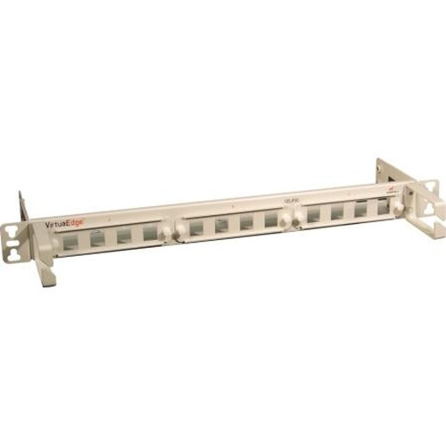 Virtualedge A90-VEUP30 Universal Connection Panel for LGX Fiber Panels and Keystone Couplers with 3 LGX-118 to Keystone Adapter Panel