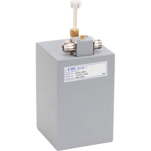 EMR 6654/SNC1 806-894 Mhz Pass Notch Cavity.150 Watts Power Input, 1 Db Insert.Loss Nominal 1 Db Coupling Loops, N/fem Conn.*factory Tune.4"x 4"x