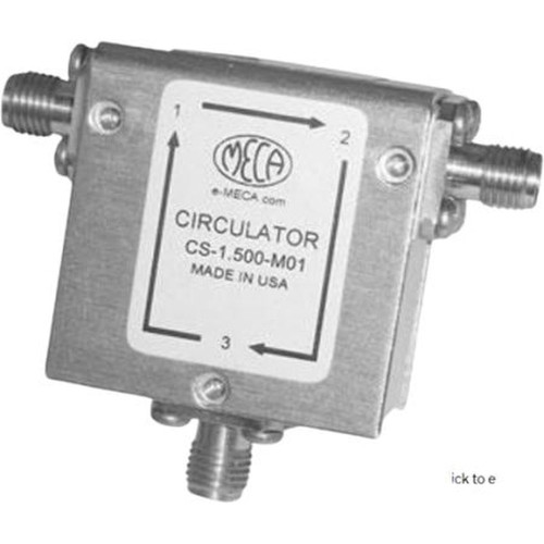 MECA CS-1.500-M01 1-2 Ghz Circulator with SMA Female Connectors.75W Power, 50 Ohms Impedance