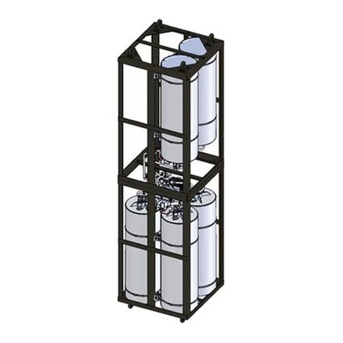 SINCLAIR CT6453F-R-4 Combiner, 10in Cavities, 3/4 Wave, High 'q', 6 Channel, 430-470 Mhz, Minimum Tx-Tx Separation of 0.075 Mhz