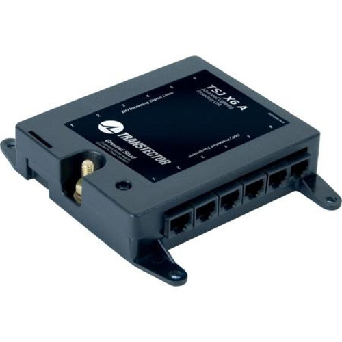 TRANSTECTOR 1101-772-A T1/E1 Surge Suppressor.6 Ports.RJ45/RJ48 Connection Input and Output