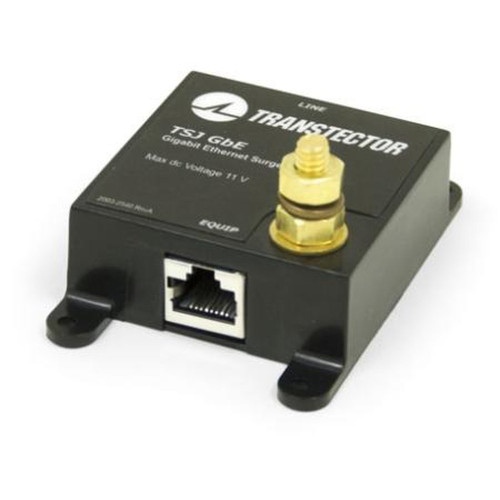 TRANSTECTOR 1101-1001 Surge Suppressor to Protect Equipment on High Speed Data Lines with RJ-45 Connectors Using Pins 1-8.Less Than 11 V DC Max