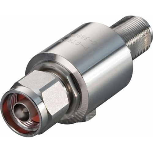 TIMES LP-GTR-NFM MICROWAVE DC to 3.0 GHZ Gas Tube Lightning Arrestor.Passes Up to +/- 90 Vdc, 20A Max.Bi-Directional.Bulkhead Mount