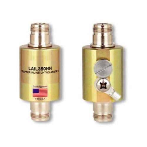 TE LAIL350NN in Line Lightening Arrestor Protector with N Connectors 0-1000 Mhz Max Power 1000 W.Replaceable Gas Tube LA350GT