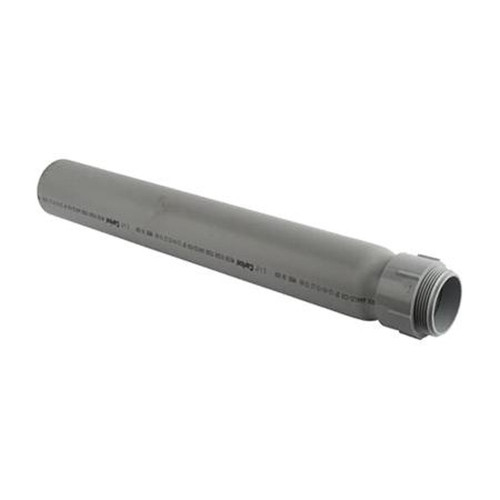 CARLON E954JXX Meter Riser, Size 2 Inches, Length 24 Inches, Material Pvc, Color Gray, for Use with Schedule 40 and 80 Conduit