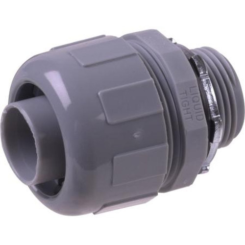 CARLON LT75G Carflex 3/4" Liquidtight Straight Fitting.Complete Connector System.Nylon.Reusable