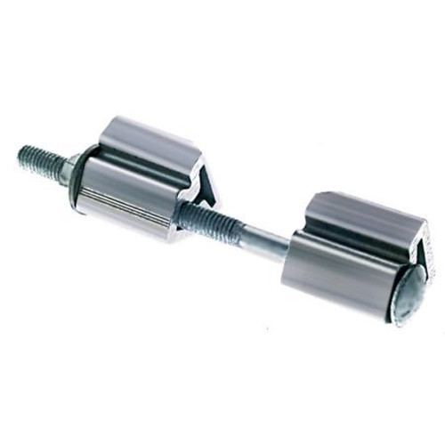 BAND-IT D500 Bolt/clamp Assembly.an Aluminum Extruded Housing with Plated Carriage Bolt, Nut and Washer.Use with 3/4" Strapping