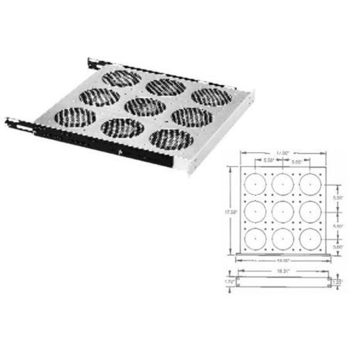 BUD FN-1280 INDUSTRIES Fan for Use with FT-1170 Tray Assembly.Each Fan Supplied with 1 Hardware Cloth Finger Guard.110 Volt,.21 Amps, UL Approved