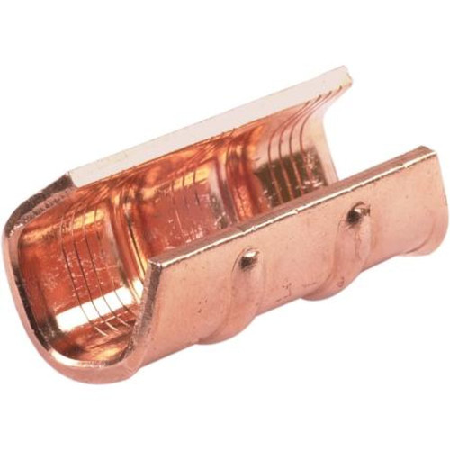 BURNDY YC25L12 Copper Compression C-Tap.#2 Main to #2 Tap or 1/0 to #6-#12.Orange Die W27VT.Die Index 14