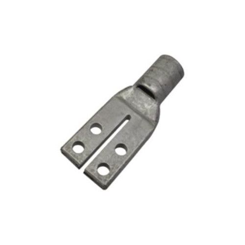 BURNDY YA26L4TCG1 4 Hole Lug STD Brl, 2/0 Split Pad 1/4 in Stud 5/8 in CTR ROHS