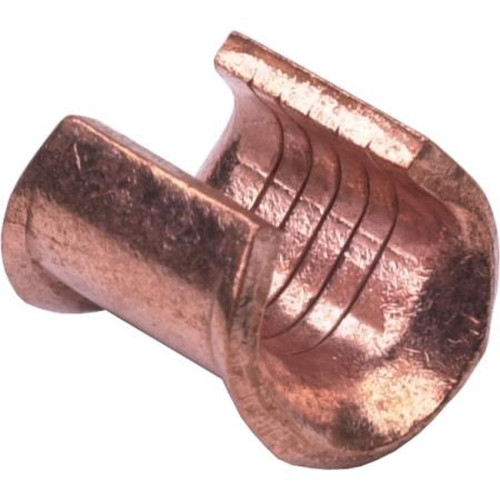 BURNDY YC6L12 Copper Compression C-Tap.#8 Main to #8-#10 Tap or #6 Main to #10-#12 Tap.gray Die W4CVT.Die Index 8
