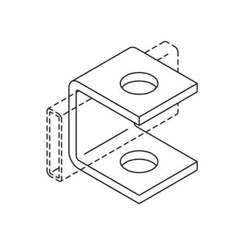 CHATSWORTH 11408-003 Gold Runway Support Bracket 5/8 in X