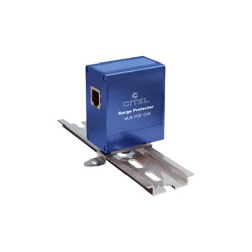 CITEL MJ8-POE-C6A UL497B Listed Surge Protector That Is Poe++ Compatible with 16kA Max Surge Discharge Capacity.It's a NEMA 2 (IP20) Device and Can