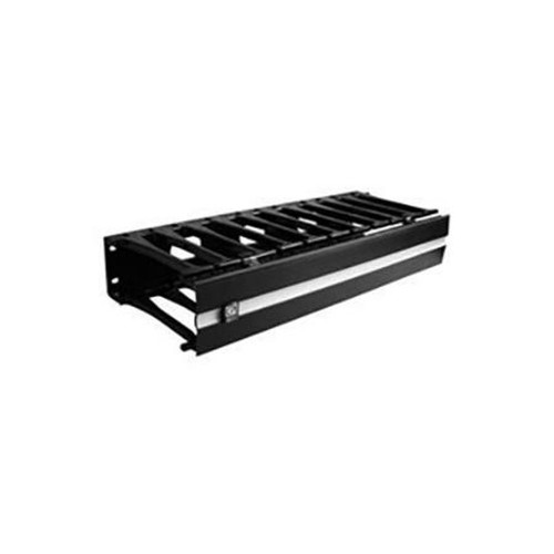 CHATSWORTH 35441-702 Evolution Horizontal Cable Manager, Single-Sided, 19 In.Wide X 2 Rmu, Black