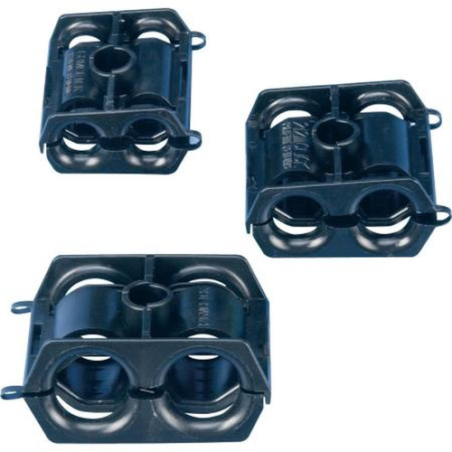 COMMSCOPE 68MCLICK Mini Click-On Hangers.for Use with BR-240 and BR-300 Cable.Each Hanger Holds 2 Runs of Cable.10 Pack.Hardware Sold Separately