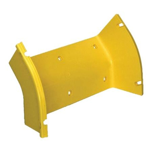 COMMSCOPE FGS-MD4E-F Fiberguide 45 Deg Down Elbow, 4 in X 12 In, Yellow
