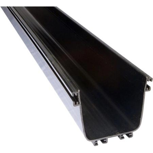 COMMSCOPE FGSB-MSHS-A Fiberguide Straight Solid Channel, 100 Mm X 100 Mm (4 in X 4 In), 1.83 M (6 Ft) Length, Black
