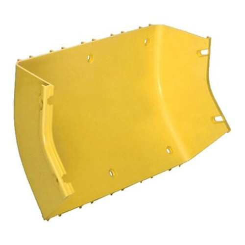 COMMSCOPE FGS-MU4E-F Fiberguide 45 Deg.Up Elbow, 4 in X 12 In, Yellow