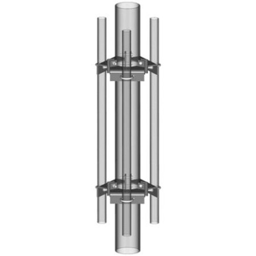 COMMSCOPE TP-MSC Multi Sector Cluster Mount, 4" - 6" OD Member.Hot Dip Galvanized Steel.3-sector Clamp on Mount.4-1/2" Stand-Off.order 2-3/8" OD